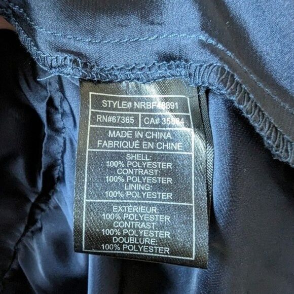 BB Dakota Navy Blue Sequin Mini Dress Size 4 - Picture 3 of 9